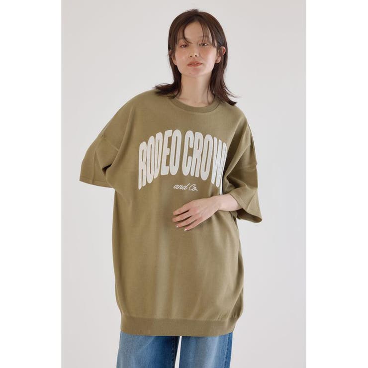 CURVE LOGOコンビニットワンピース | RODEO CROWNS WIDE BOWL | 詳細画像26 