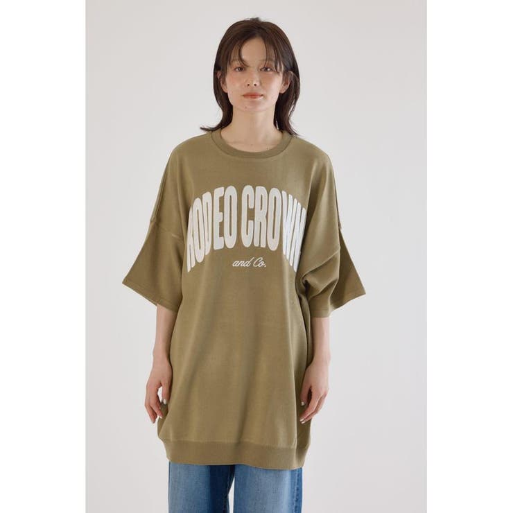 CURVE LOGOコンビニットワンピース | RODEO CROWNS WIDE BOWL | 詳細画像30 