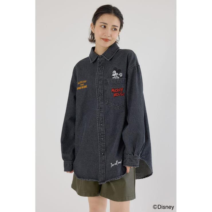 （ミッキー）DENIMシャツ | RODEO CROWNS WIDE BOWL | 詳細画像3 