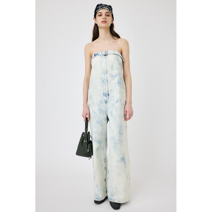 柄BLU5 | LOOSE BARE オールインワン | MOUSSY OUTLET