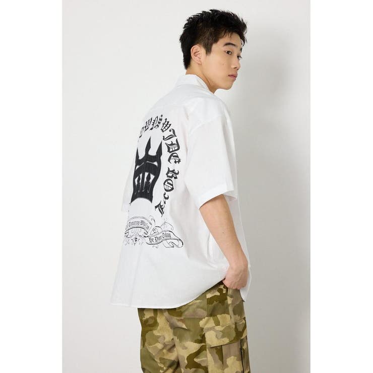 COOLMAX(R)ファブリック製・BLKletterシャツ | RODEO CROWNS WIDE BOWL | 詳細画像2 