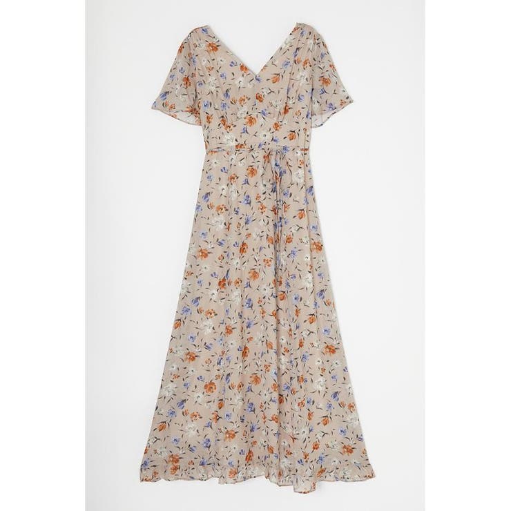 FLUTTER SLEEVE FLORAL ドレス | MOUSSY OUTLET | 詳細画像14 