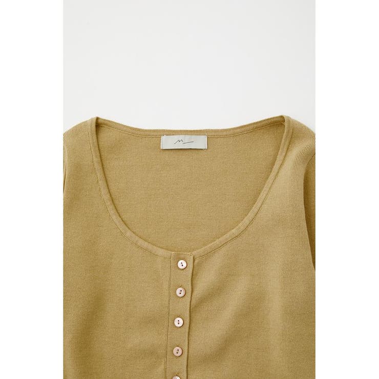SHORT KNIT BUTTON UP トップス[品番：BJLW0024165]｜MOUSSY OUTLET