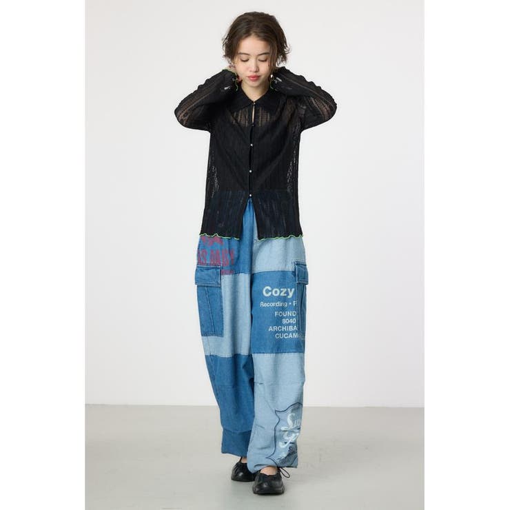 POINT COLOR シアーシャツ | RODEO CROWNS WIDE BOWL | 詳細画像17 