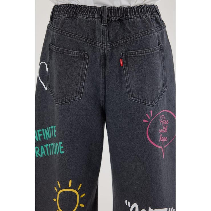 ラクガキバミューダデニムパンツ | RODEO CROWNS WIDE BOWL | 詳細画像11 