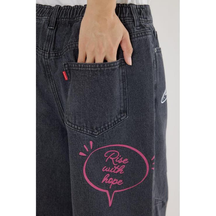 ラクガキバミューダデニムパンツ | RODEO CROWNS WIDE BOWL | 詳細画像13 