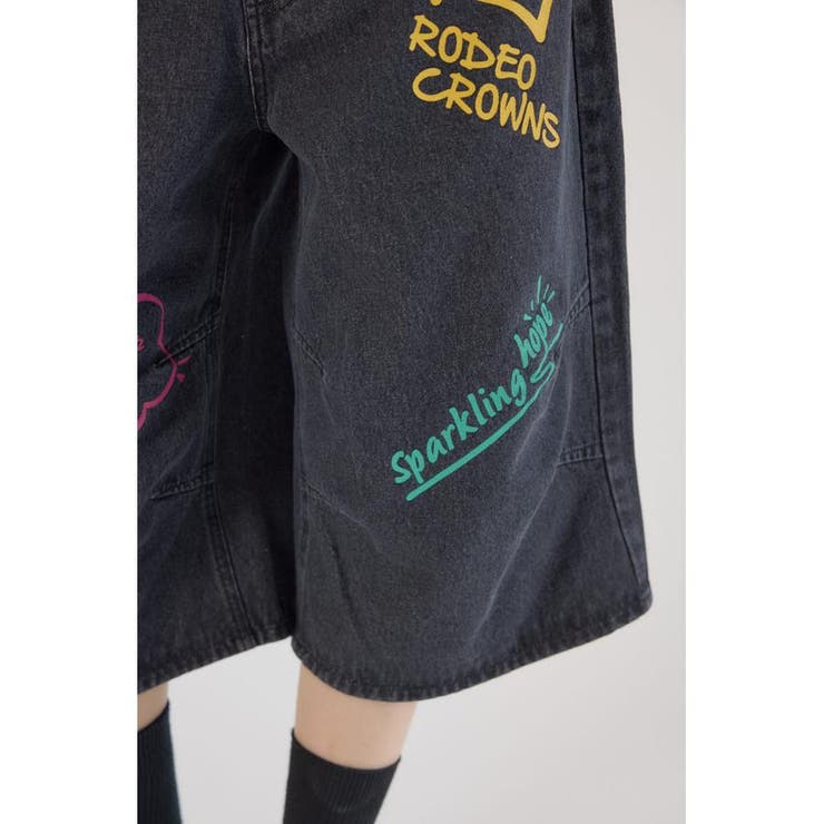 ラクガキバミューダデニムパンツ | RODEO CROWNS WIDE BOWL | 詳細画像17 