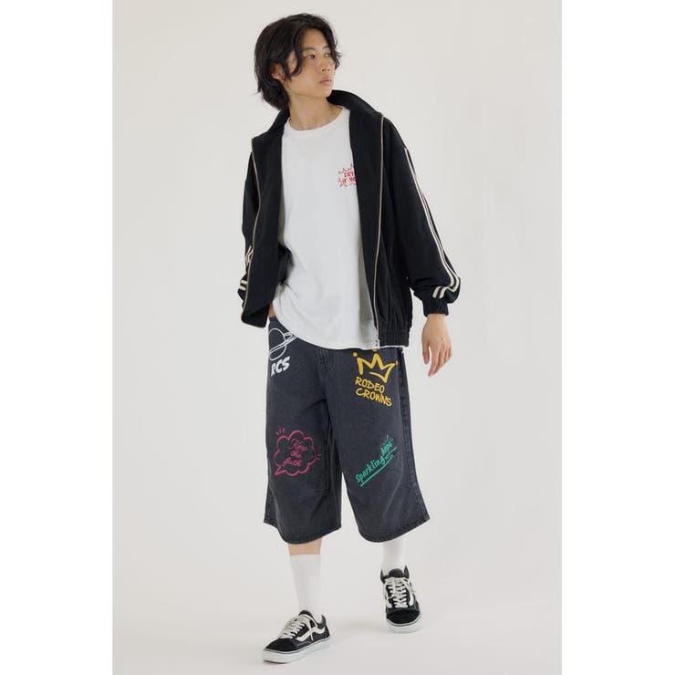 ラクガキバミューダデニムパンツ | RODEO CROWNS WIDE BOWL | 詳細画像5 