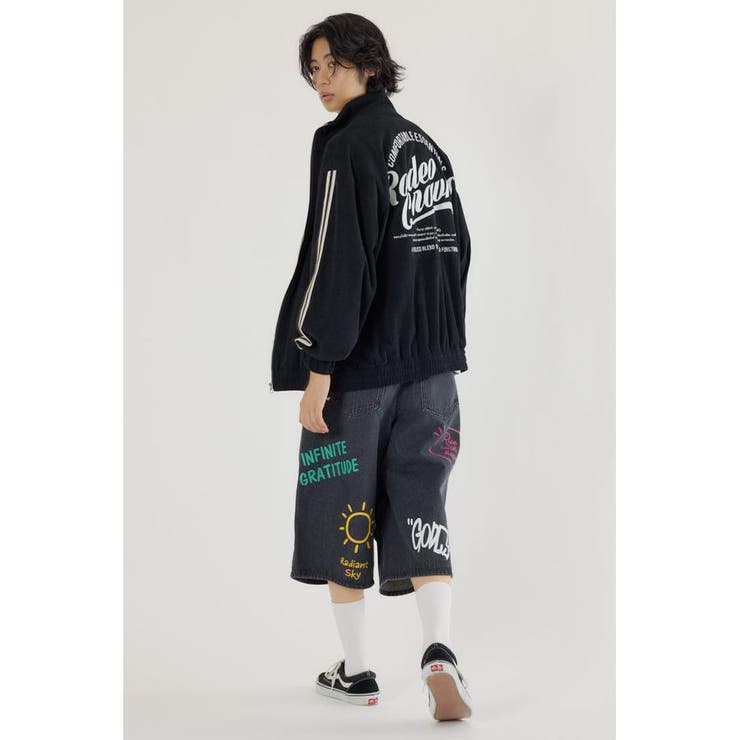 ラクガキバミューダデニムパンツ | RODEO CROWNS WIDE BOWL | 詳細画像6 