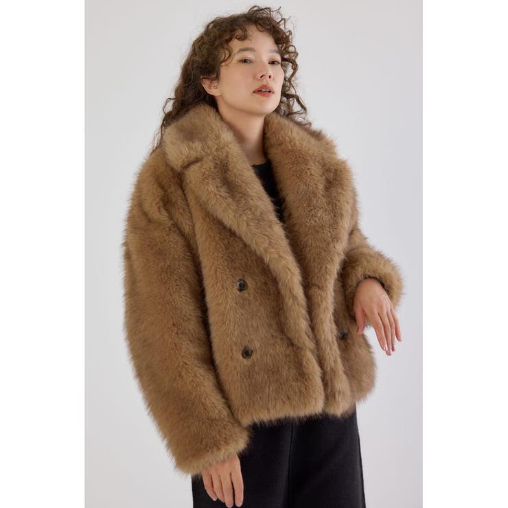 フェイクファーピーコート | RODEO CROWNS WIDE BOWL | 詳細画像10 