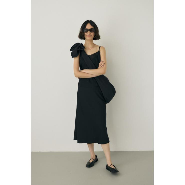 サテンキャミソール リサイクルポリエステル×レーヨン素材 | MOUSSY OUTLET | 詳細画像8 