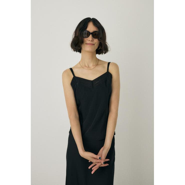 サテンキャミソール リサイクルポリエステル×レーヨン素材 | MOUSSY OUTLET | 詳細画像1 