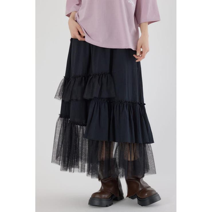 ランダムティアードスカート | RODEO CROWNS WIDE BOWL | 詳細画像8 