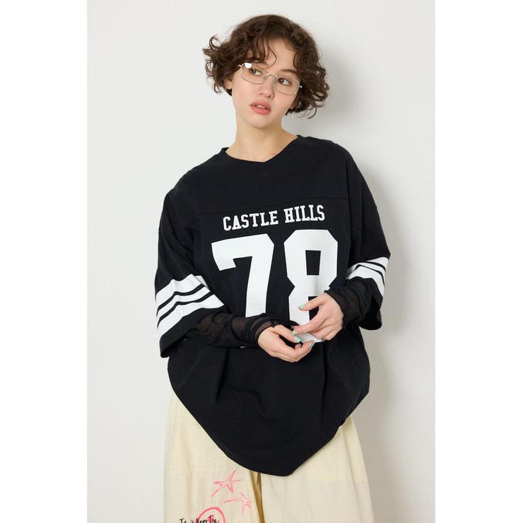 チュールレイヤードナンバートップス | RODEO CROWNS WIDE BOWL | 詳細画像7 