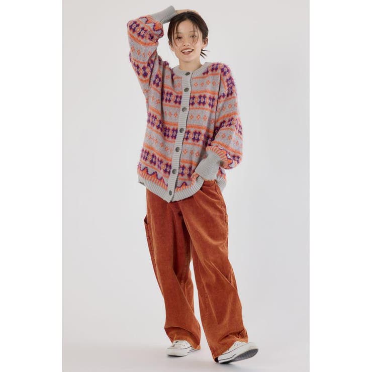 NEON NORDICニットカーディガン | RODEO CROWNS WIDE BOWL | 詳細画像16 