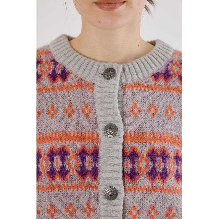 NEON NORDICニットカーディガン | RODEO CROWNS WIDE BOWL | 詳細画像21 