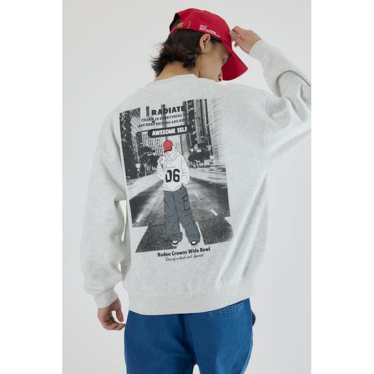 L/T.GRY1 | フィットガールスウェット | RODEO CROWNS WIDE BOWL