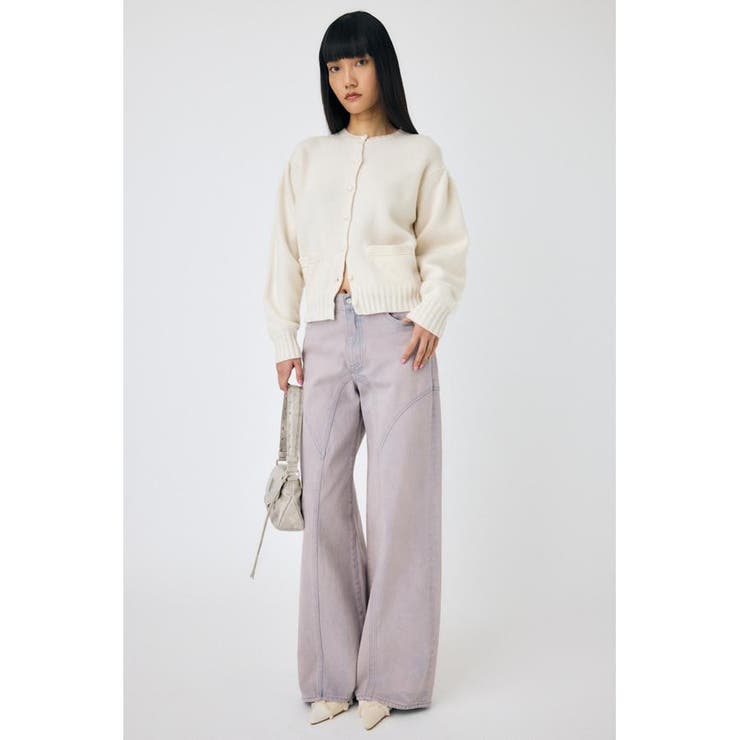 BUTTON UP ニットカーディガン | MOUSSY OUTLET | 詳細画像1 