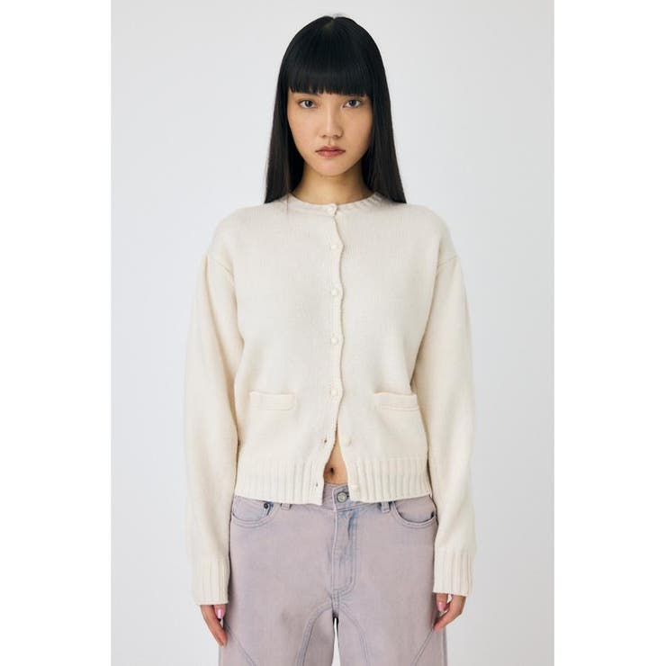 BUTTON UP ニットカーディガン | MOUSSY OUTLET | 詳細画像5 