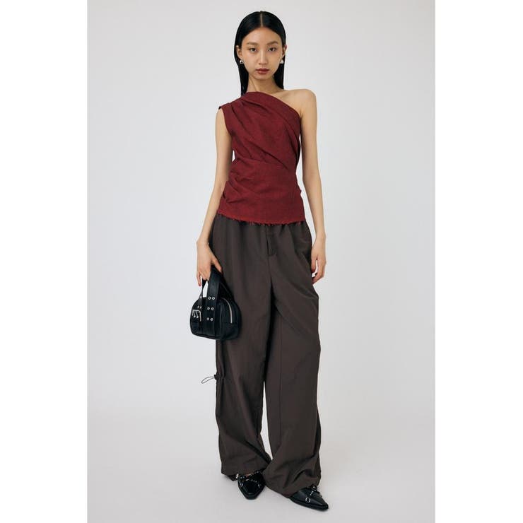 PLAID ONE SHOULDER ブラウス | MOUSSY OUTLET | 詳細画像16 