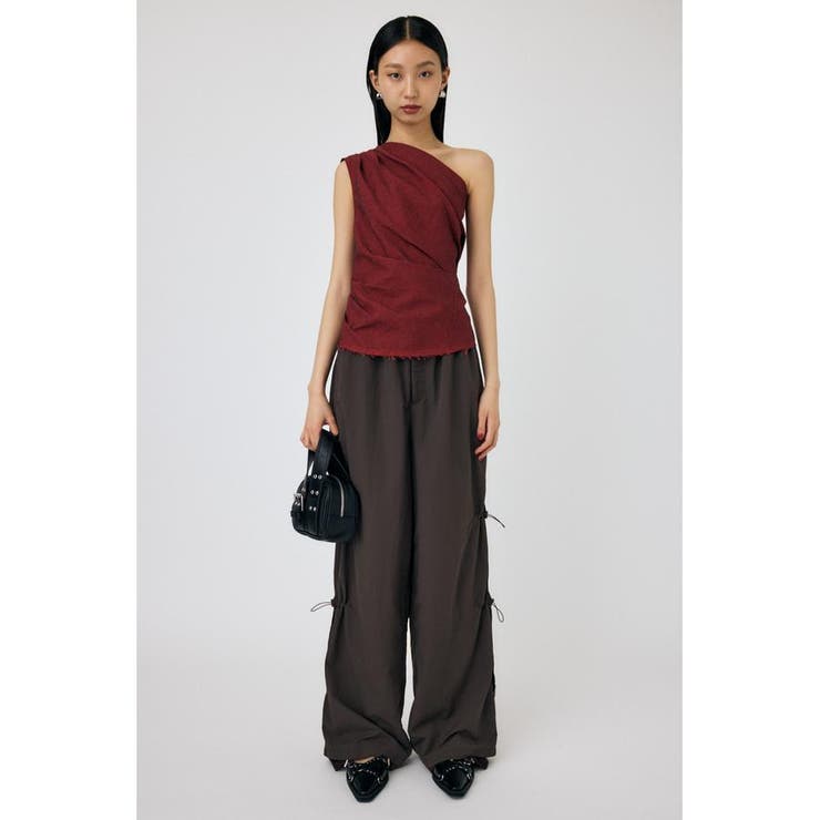 PLAID ONE SHOULDER ブラウス | MOUSSY OUTLET | 詳細画像18 