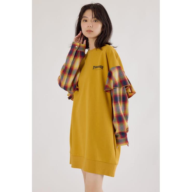 (THRASHER) リメイクスウェットワンピース | RODEO CROWNS WIDE BOWL | 詳細画像9 