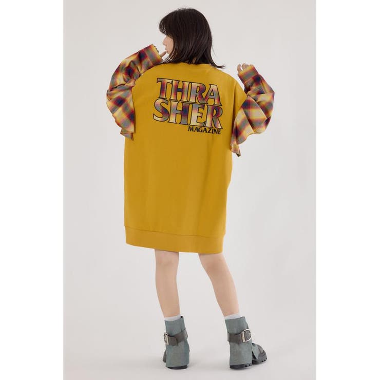 (THRASHER) リメイクスウェットワンピース | RODEO CROWNS WIDE BOWL | 詳細画像14 