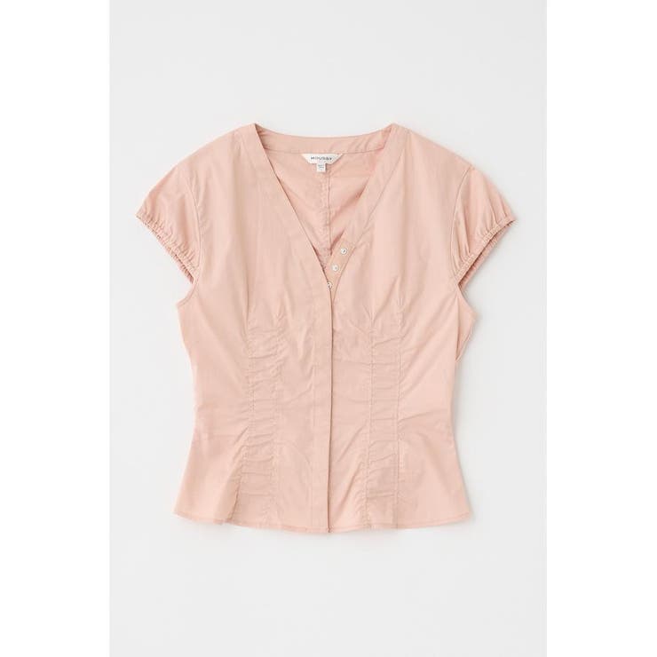 CAPSLEEVE BUTTON シャツ | MOUSSY OUTLET | 詳細画像14 