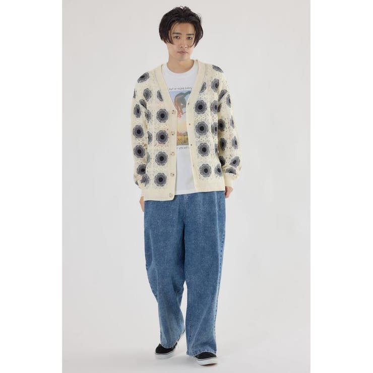 クロシェフラワーニットカーディガン | RODEO CROWNS WIDE BOWL | 詳細画像5