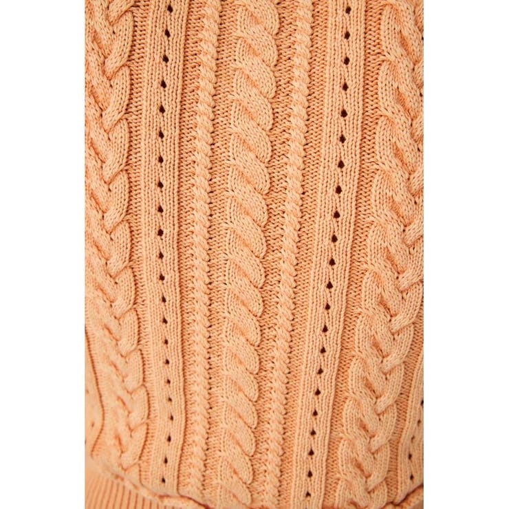 CABLE KNIT POLO タンク | MOUSSY OUTLET | 詳細画像11 