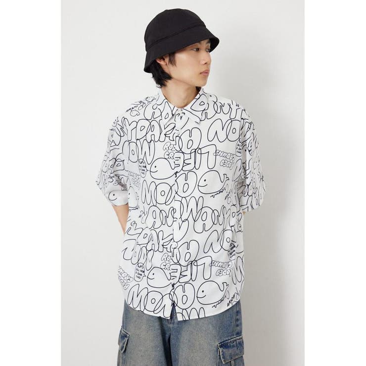 WHT | ドローイングホエールシャツ | RODEO CROWNS WIDE BOWL