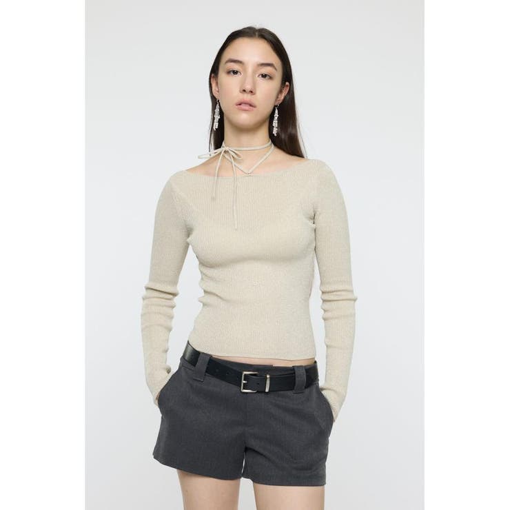 IVOY3 | GLITTER TIE KNIT トップス | MOUSSY OUTLET