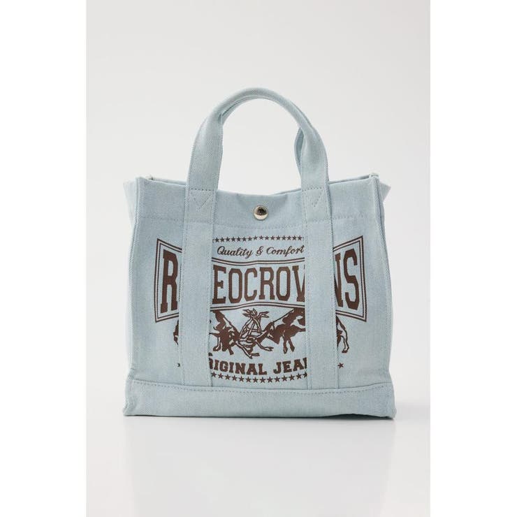 L/SAX1 | DENIMスクエア2WAYトート | RODEO CROWNS WIDE BOWL