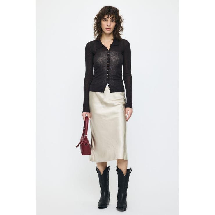 SHEER KNIT SHIRT シャツ | MOUSSY OUTLET | 詳細画像1 
