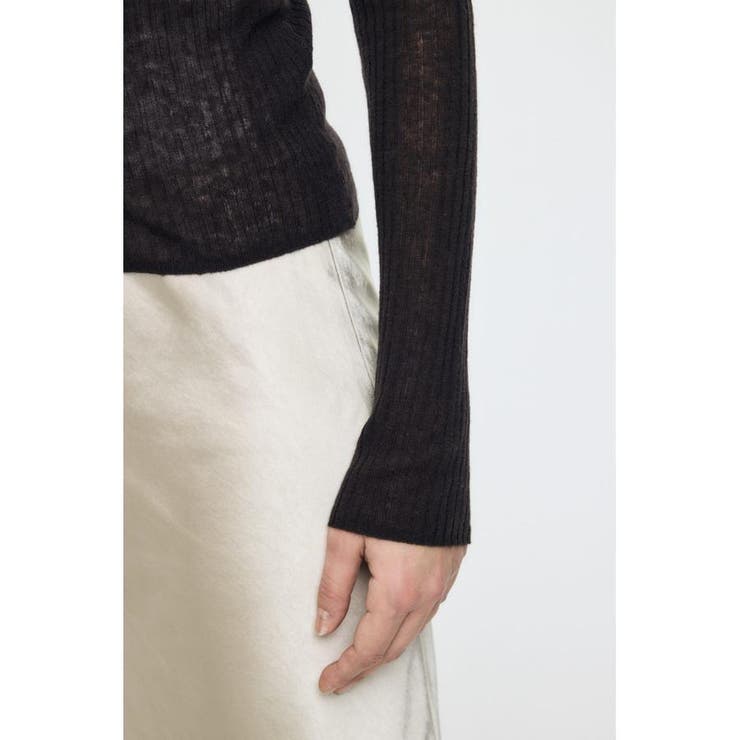 SHEER KNIT SHIRT シャツ | MOUSSY OUTLET | 詳細画像8 