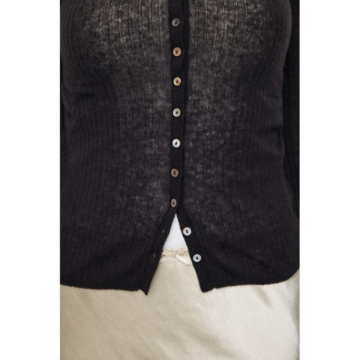 SHEER KNIT SHIRT シャツ | MOUSSY OUTLET | 詳細画像9 