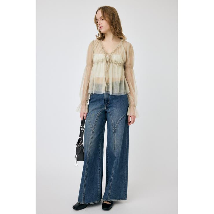 TULLE LAYERED トップス | MOUSSY OUTLET | 詳細画像1 