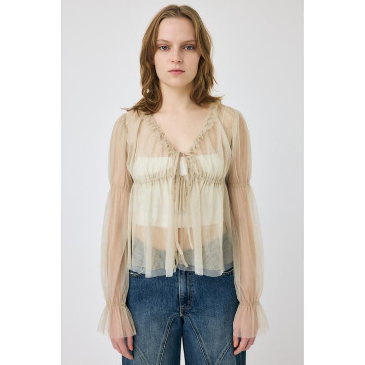 TULLE LAYERED トップス | MOUSSY OUTLET | 詳細画像5 