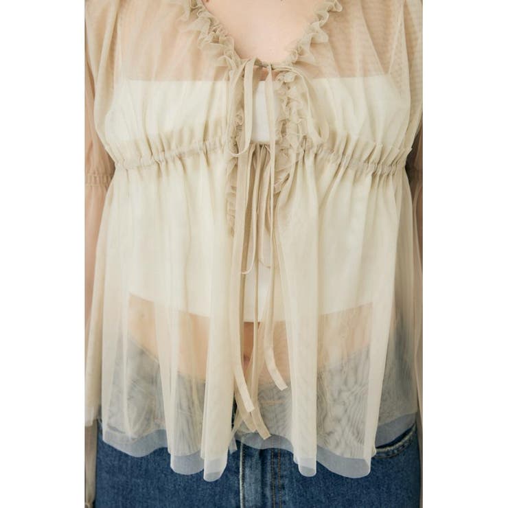 TULLE LAYERED トップス | MOUSSY OUTLET | 詳細画像11 