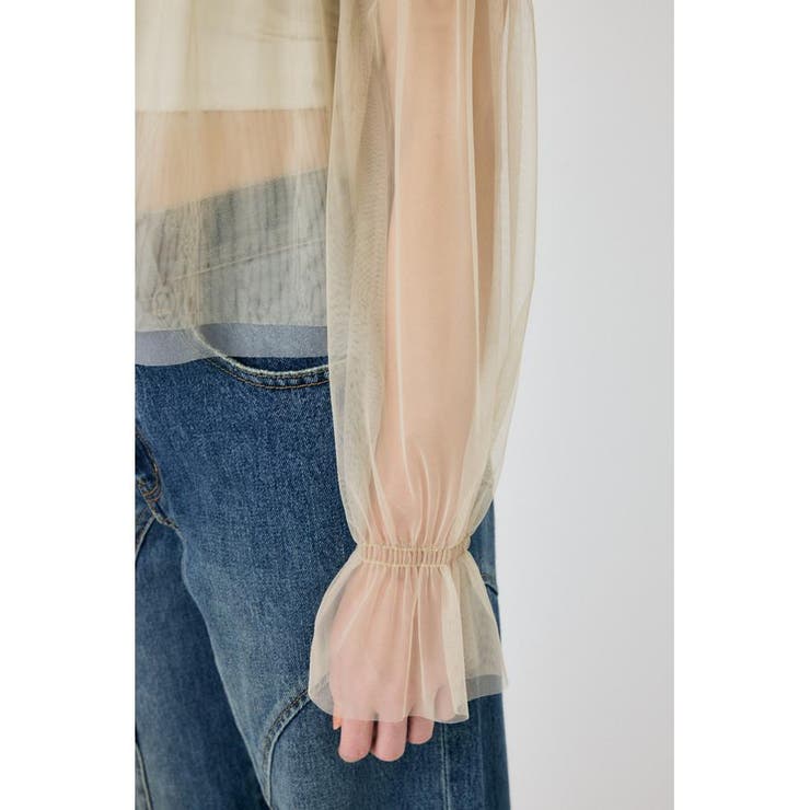 TULLE LAYERED トップス | MOUSSY OUTLET | 詳細画像13 