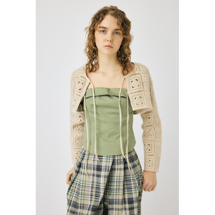 IVOY3 | CROCHET カーディガン | MOUSSY OUTLET