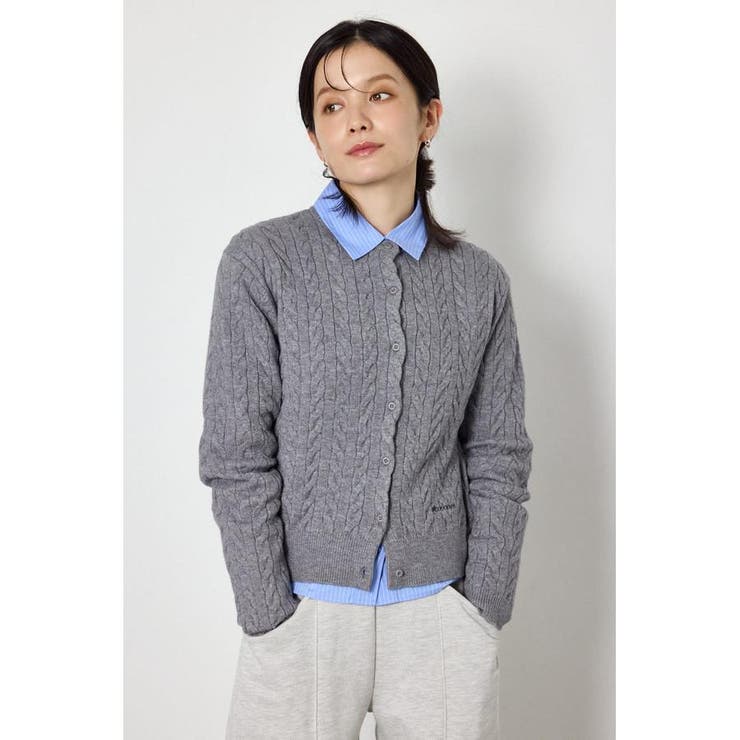 GRY | MINI ケーブルニット | RODEO CROWNS WIDE BOWL