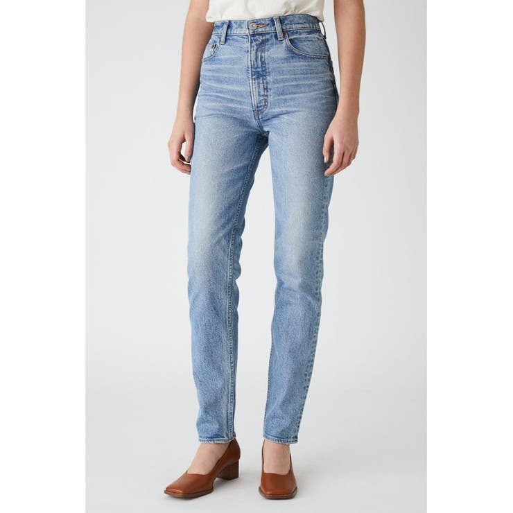L/BLU1 | PLAIN JEANS STRAIGHT SLIM | MOUSSY OUTLET