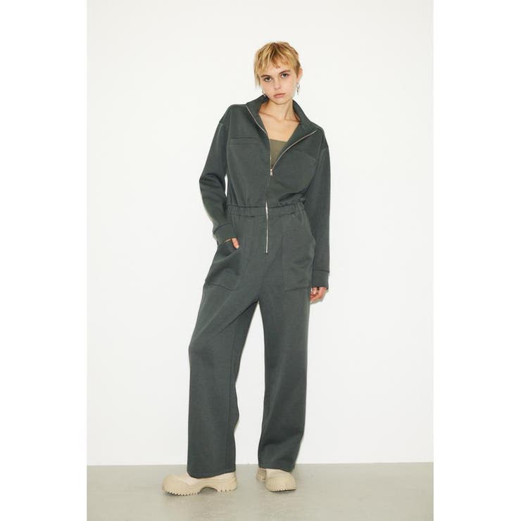 FRONT ZIP PONTE ジャンプスーツ | SLY OUTLET | 詳細画像1 