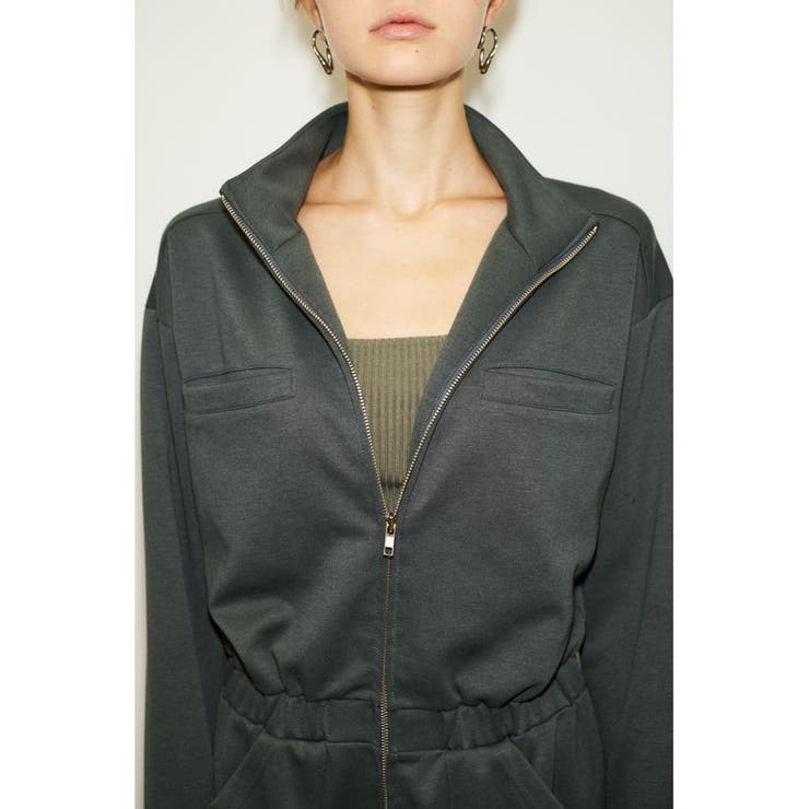 FRONT ZIP PONTE ジャンプスーツ | SLY OUTLET | 詳細画像4 