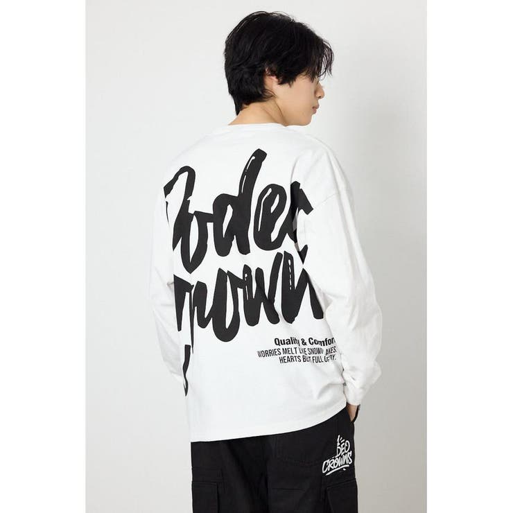 ペイントロゴ長袖Tシャツ | RODEO CROWNS WIDE BOWL | 詳細画像4 