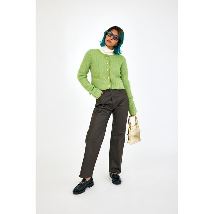 COMPACT SHAGGY ニットカーディガン[品番：BJLW0024648]｜MOUSSY
