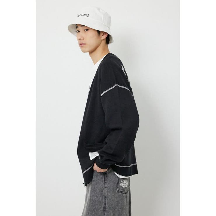 スウェットライクZIPカーディガン | RODEO CROWNS WIDE BOWL | 詳細画像9 