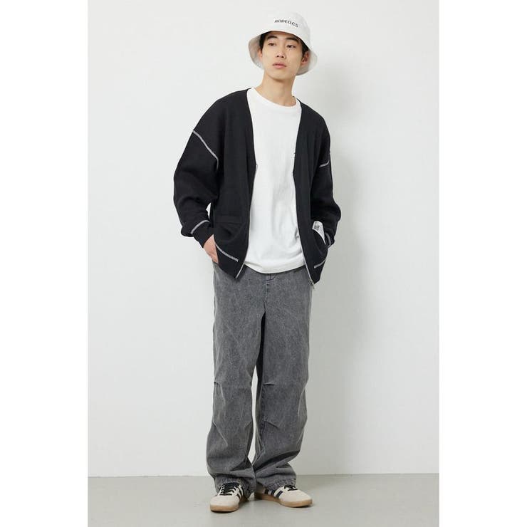 スウェットライクZIPカーディガン | RODEO CROWNS WIDE BOWL | 詳細画像11 