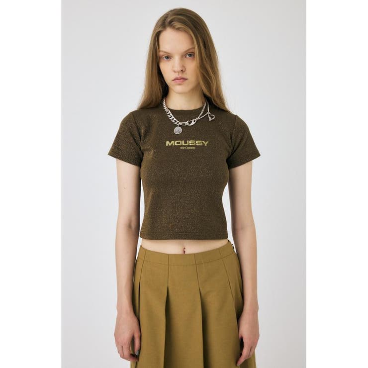D/KHA3 | GLITTER MOUSSY Tシャツ | MOUSSY OUTLET